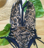 Lacy Racerback Monokini