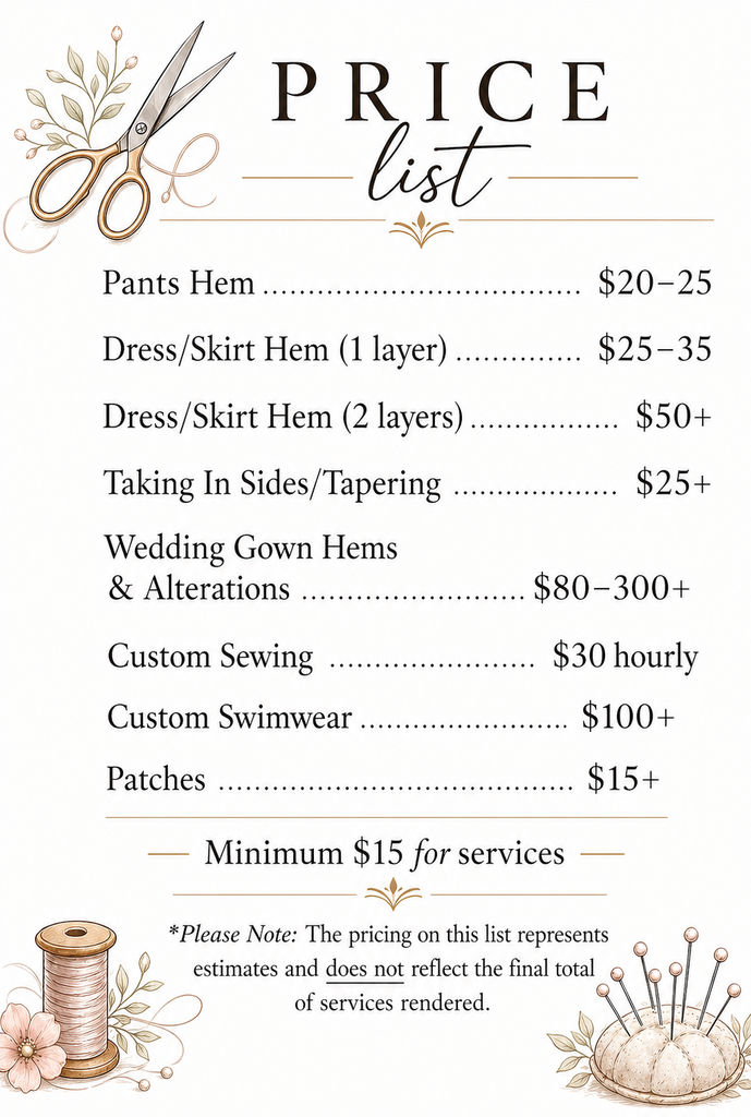 The Sandy Seamstress: Maui Alteration Appointments